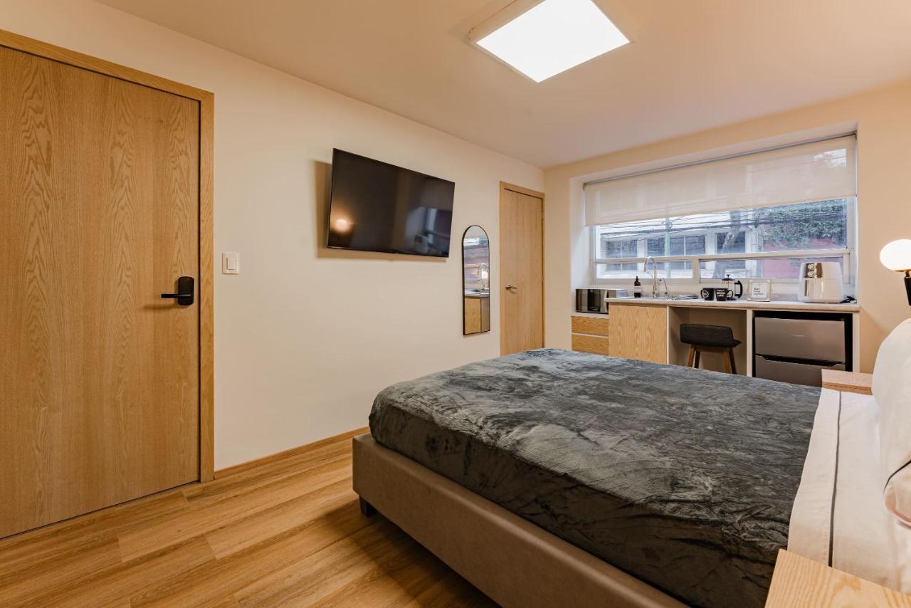Escandon Suites By Escajal Rooms Мехико Экстерьер фото